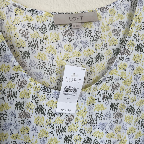 NWT Loft Patterned Tank - Picture 2 of 4